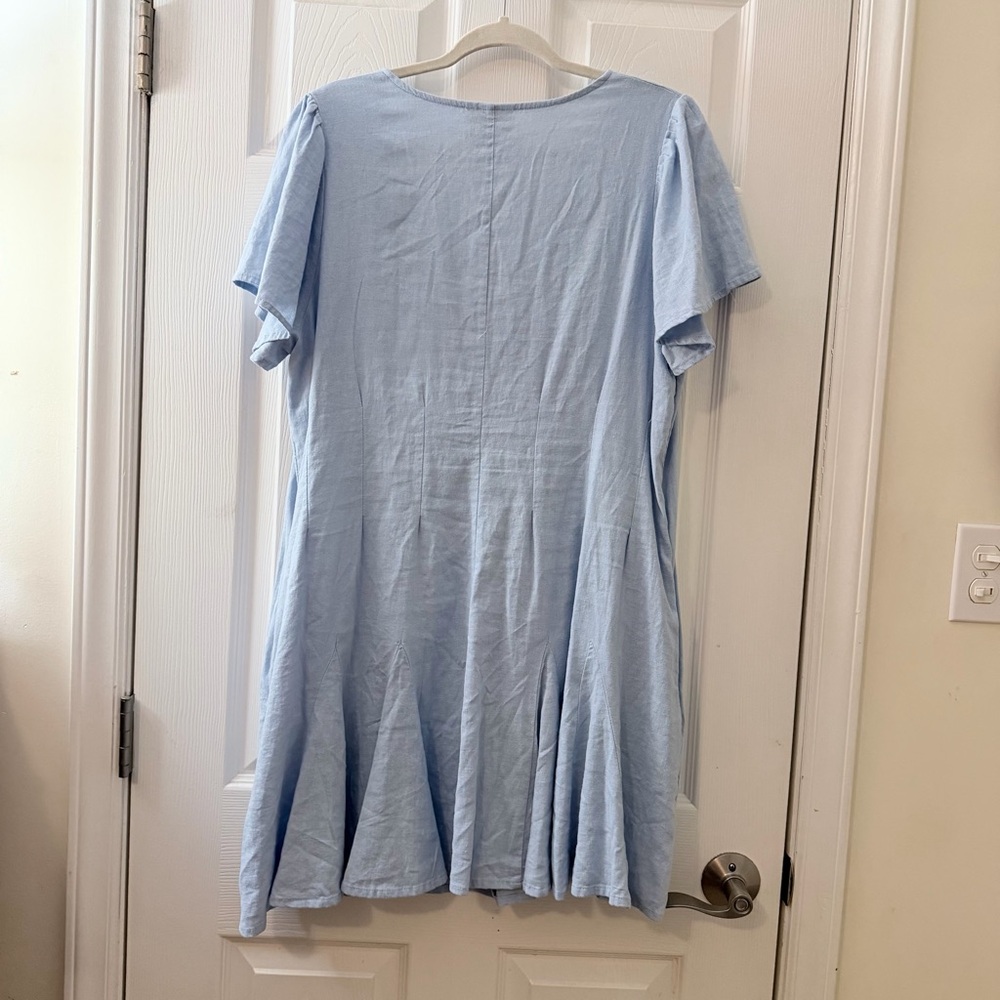 Universal Thread Buttoned Pleated Fit Flare Dress… - image 8